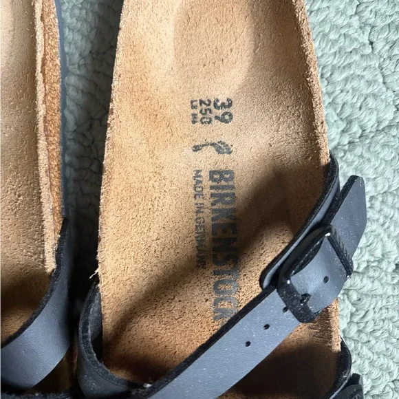 Birkenstock Yao Birko-Flor Black NWOT Sz 39 - Picture 5 of 5